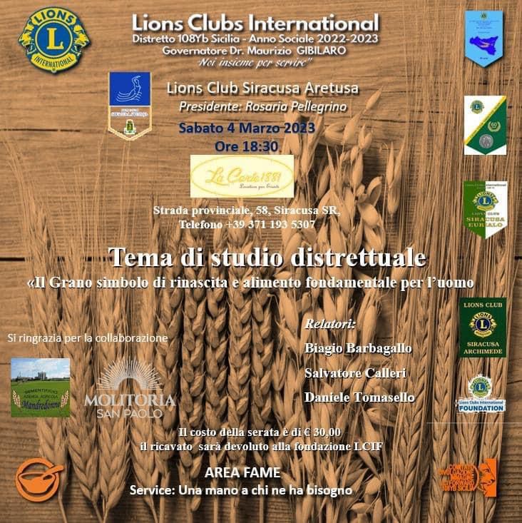 Convegno  “I Grani Antichi: Valorizzazione del Territorio Siciliano”  