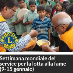 Settimana mondiale del service per la lotta alla fame